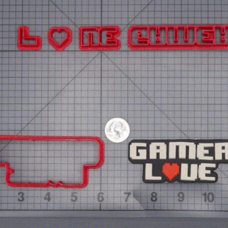 Gamer Love 266-I894 Cookie Cutter Set