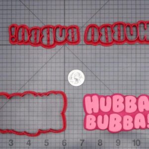 Hubba Bubba Bubble Gum Logo 266-I707 Cookie Cutter Set