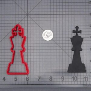 King Chess Piece 266-I864 Cookie Cutter Silhouette