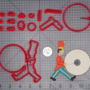 Marching Band Drummer 266-I804 Cookie Cutter Set