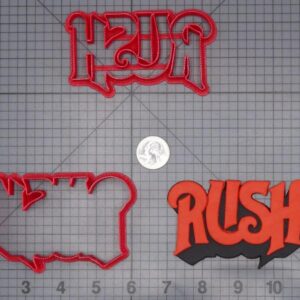 Rush Logo 266-J059 Cookie Cutter Set