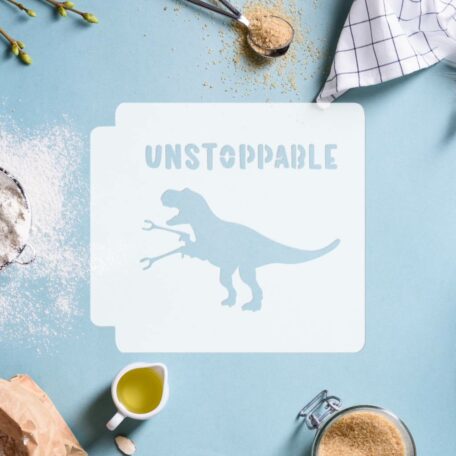 Tyrannosaurus Rex Dinosaur Unstoppable 783-H730 Stencil