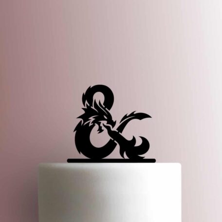 Dungeon and Dragons D&D Logo 225-B634 Cake Topper