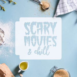 Halloween - Scary Movies and Chill 783-H922 Stencil