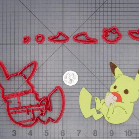 Pokemon - Pikachu with Pokeball 266-J094 Cookie Cutter Set