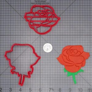 Rose Flower 266-I769 Cookie Cutter Set
