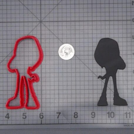 Sonic the Hedgehog - Knuckles Body 266-J151 Cookie Cutter Silhouette