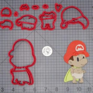 Super Mario - Mario Baby in Cape 266-J090 Cookie Cutter Set