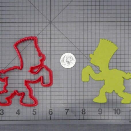 The Simpsons - Bart with Spray Paint 266-J118 Cookie Cutter Silhouette
