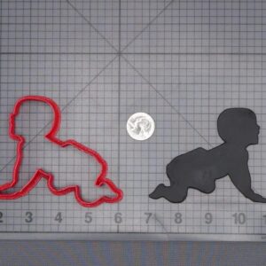Baby Crawling 266-I968 Cookie Cutter Silhouette