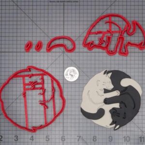 Cat Yin and Yang 266-J202 Cookie Cutter Set