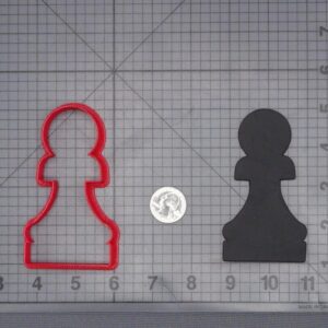 Chess Pawn 266-J013 Cookie Cutter Silhouette