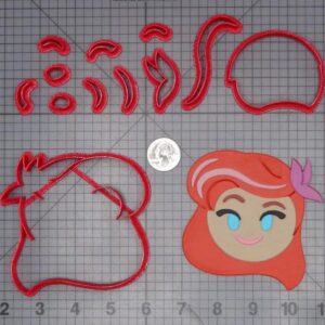Disney Emoji - The Little Mermaid - Ariel Head 266-J200 Cookie Cutter Set