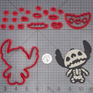 Halloween - Lilo and Stitch - Stitch Skeleton 266-J335 Cookie Cutter Set