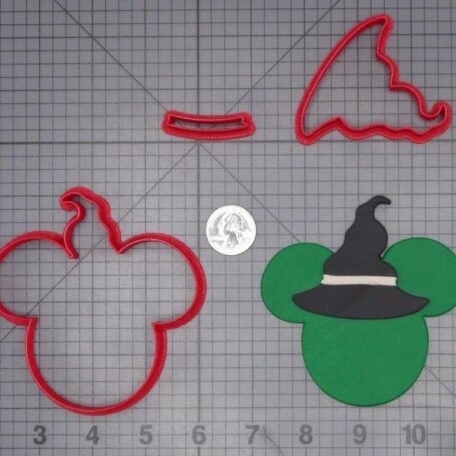 Halloween - Mickey Mouse Witch 266-J269 Cookie Cutter Set