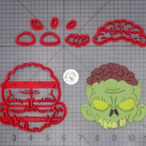 Halloween - Zombie Head 266-J273 Cookie Cutter Set