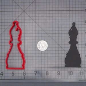 Bishop Chess Piece 266-J111 Cookie Cutter Silhouette