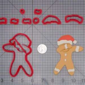 Christmas - Gingerbread Dabbing 266-J403 Cookie Cutter Set