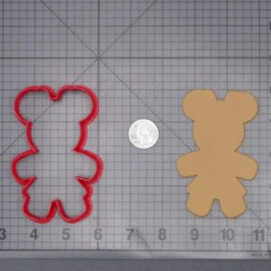 Christmas - Minnie Mouse Gingerbread 266-J459 Cookie Cutter Silhouette