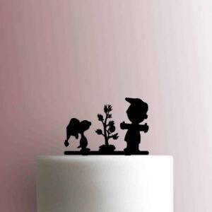 Christmas - Peanuts - Charlie and Snoopy 225-B684 Cake Topper