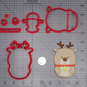 Christmas - Reindeer with Bell 266-J408 Cookie Cutter Set