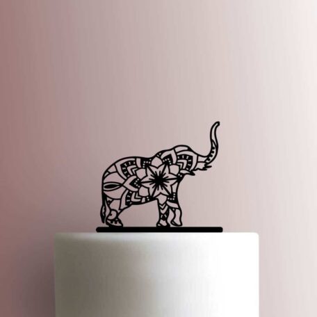 Elephant Mandala 225-B599 Cake Topper