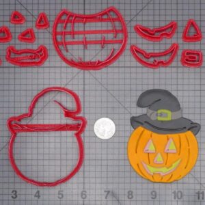 Halloween - Jack O Lantern with Witch Hat 266-J376 Cookie Cutter Set