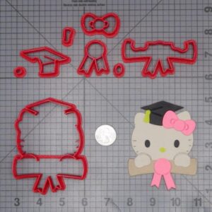 Hello Kitty Graduate 266-J479 Cookie Cutter Set
