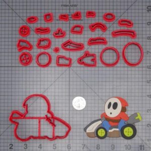 Super Mario - Shy Guy in Kart 266-J233 Cookie Cutter Set