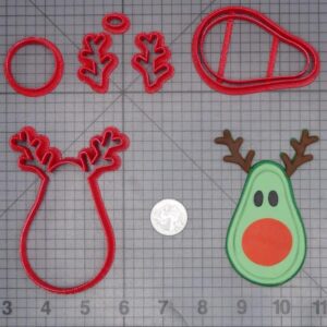Christmas - Avocado Reindeer 266-J510 Cookie Cutter Set