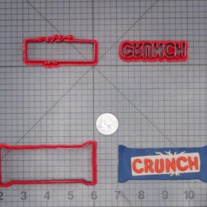 Crunch Candy Bar 266-J520 Cookie Cutter Set