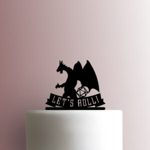 Dungeon and Dragons Lets Roll D&D 225-B635 Cake Topper