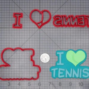 I Love Tennis 266-J174 Cookie Cutter Set