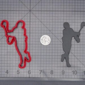 Lacrosse Player 266-J502 Cookie Cutter Silhouette
