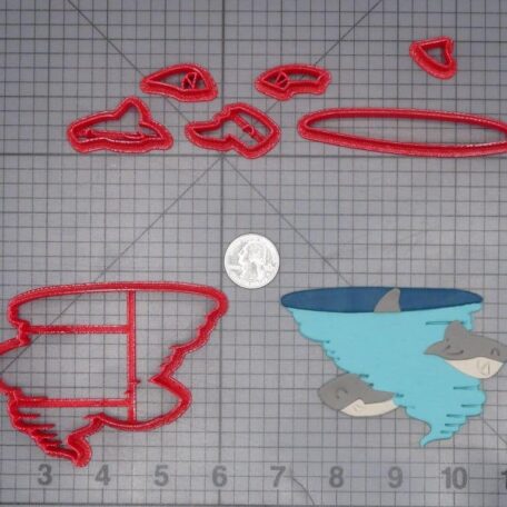 Shark Tornado 266-J483 Cookie Cutter Set