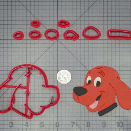 Clifford the Big Red Dog - Clifford Head 266-J718 Cookie Cutter Set