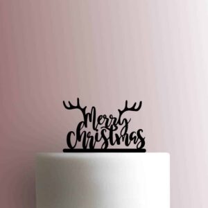 Merry Christmas Antlers 225-B691 Cake Topper_