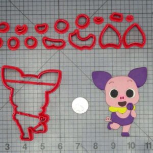 Pinkfong - Lila Body 266-J611 Cookie Cutter Set