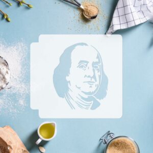 Benjamin Franklin Head 783-I428 Stencil