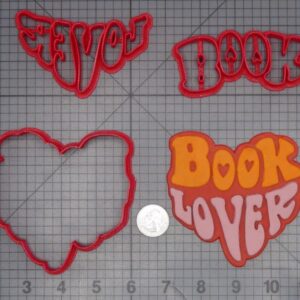 Book Lover 266-J694 Cookie Cutter Set