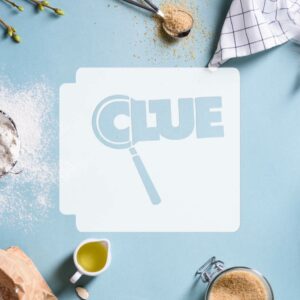 Clue Game Logo 783-I328 Stencil
