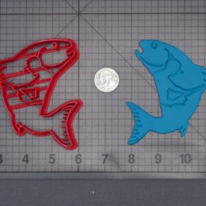 Fish and Fisherman Cameo 266-J812 Cookie Cutter