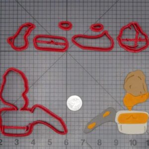 Mc Donalds - Chicken Nuggets with Sauce 266-J650 Cookie Cutter Set