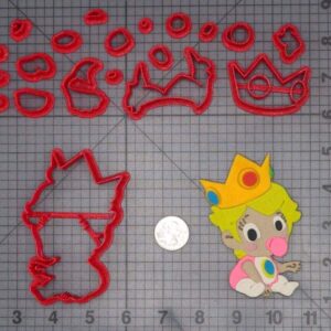 Super Mario - Peach Baby Body 266-J716 Cookie Cutter Set