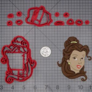 Beauty and the Beast - Belle Head 266-K032 Cookie Cutter Set