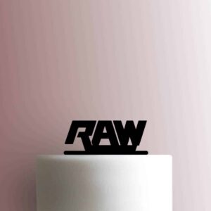 Raw Logo 225-B722 Cake Topper
