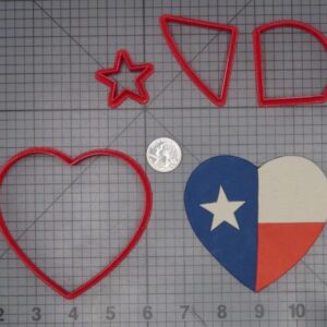 Texas Heart 266-J902 Cookie Cutter Set