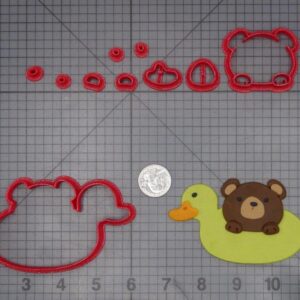 Bear in Rubber Ducky 266-K066 Cookie Cutter Set