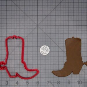 Cowboy Boot 266-K126 Cookie Cutter Silhouette