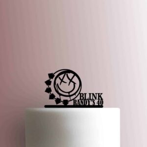 Custom Blink 182 - Blink Name and Age 225-B853 Cake Topper